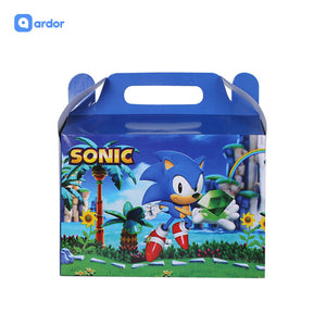 Pack of 10 Sonic Theme Goodie Boxes - ardor