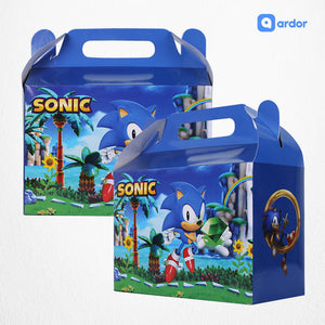 Pack of 10 Sonic Theme Goodie Boxes - ardor