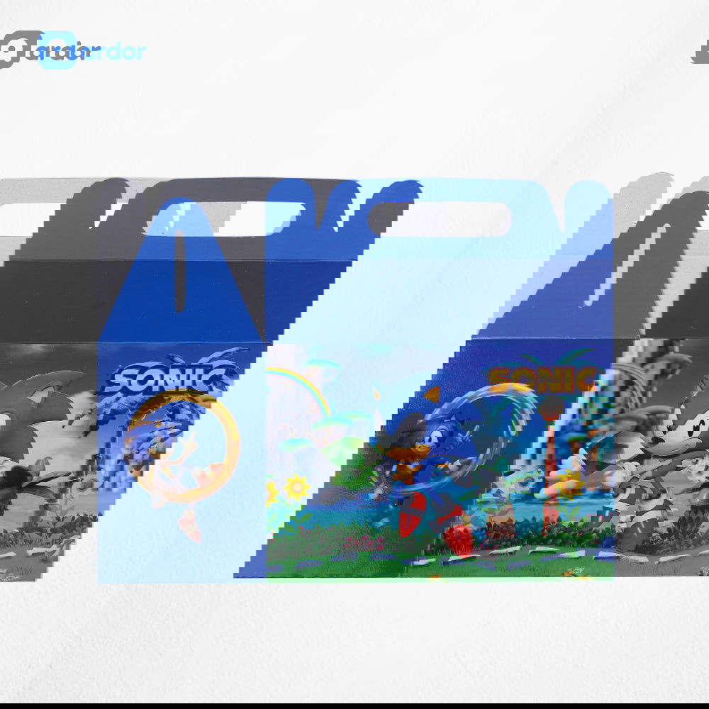 Pack of 10 Sonic Theme Goodie Boxes - ardor