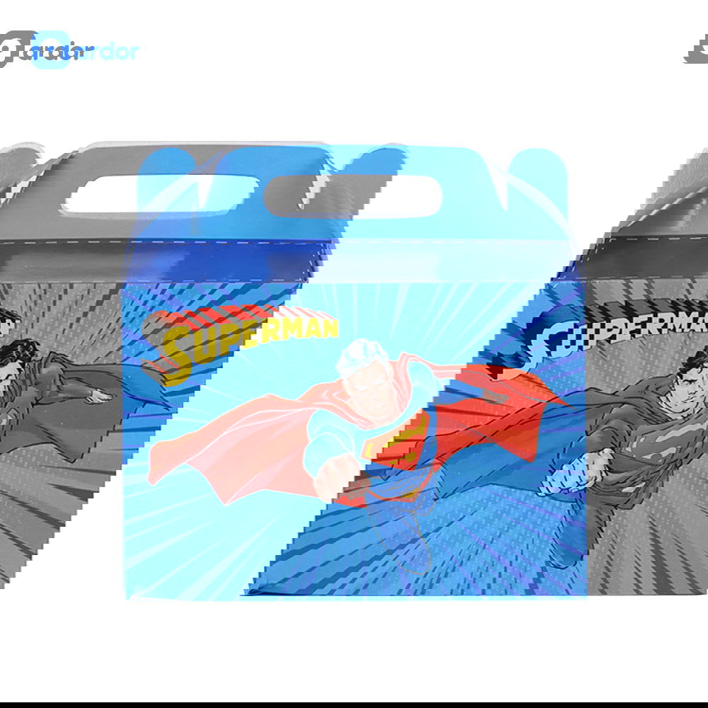 Pack of 10 Super Man Theme Goodie Boxes - ardor