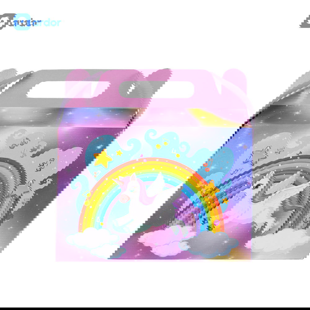 Pack of 10 Unicorn Theme Goodie Boxes - ardor