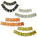 Plain Happy Birthday Bunting Banners - ardor