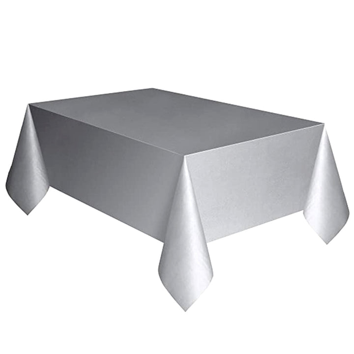 Plain Silver Table Cover - ardor