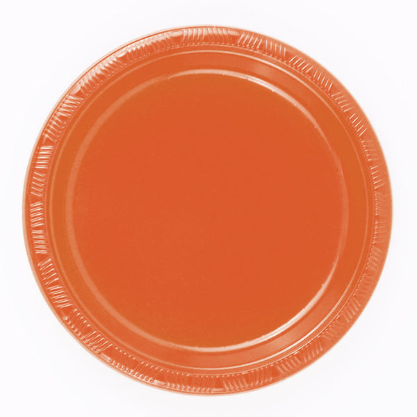 Plain Plastic Plates 10 Pcs