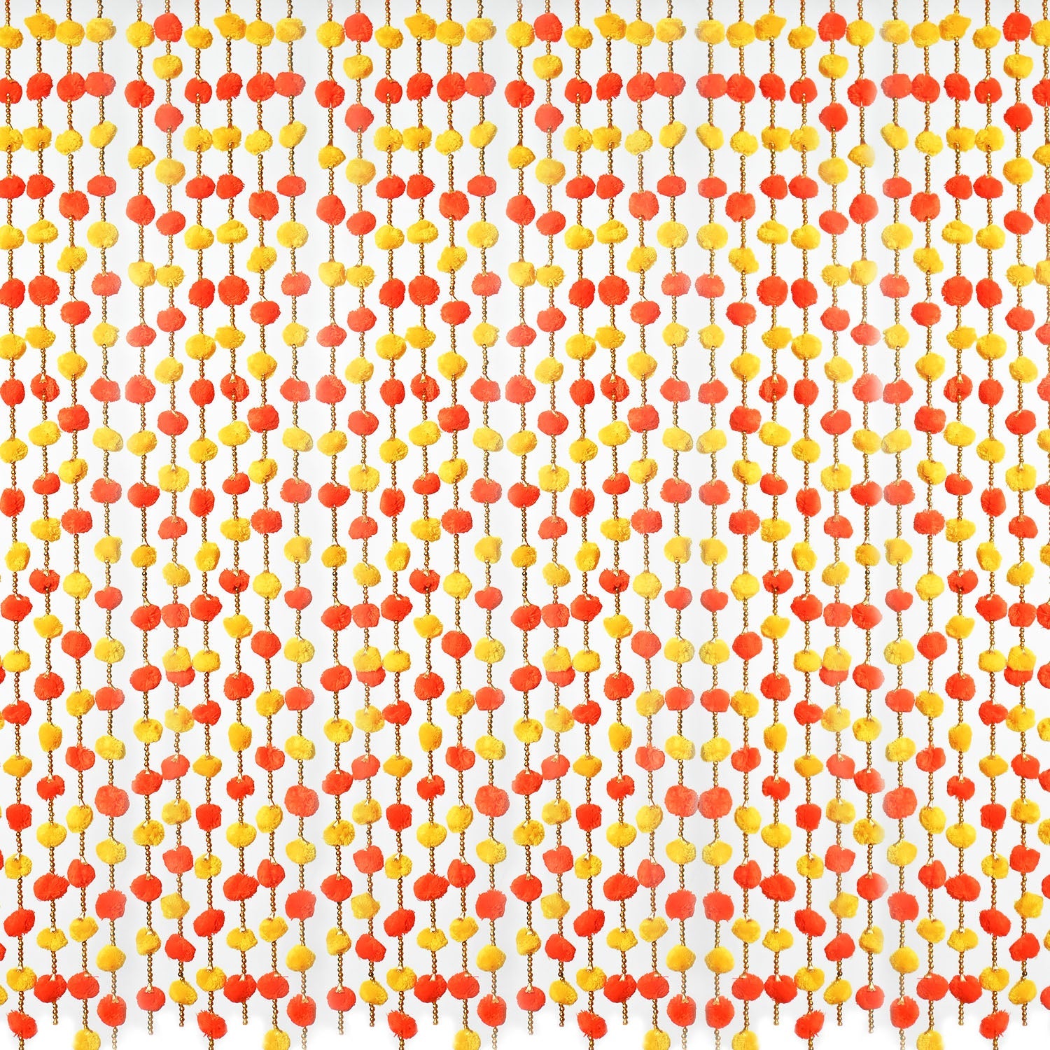 Pom Pom Garland 12 Pcs - ardor