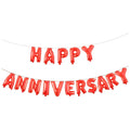 Happy Anniversary Foil Balloons Set – Celebration & Party Decor