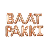Baat Pakki Foil Balloons Set – Celebration & Party Decor