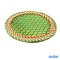 Round Shaped Decorated Tray - ardor