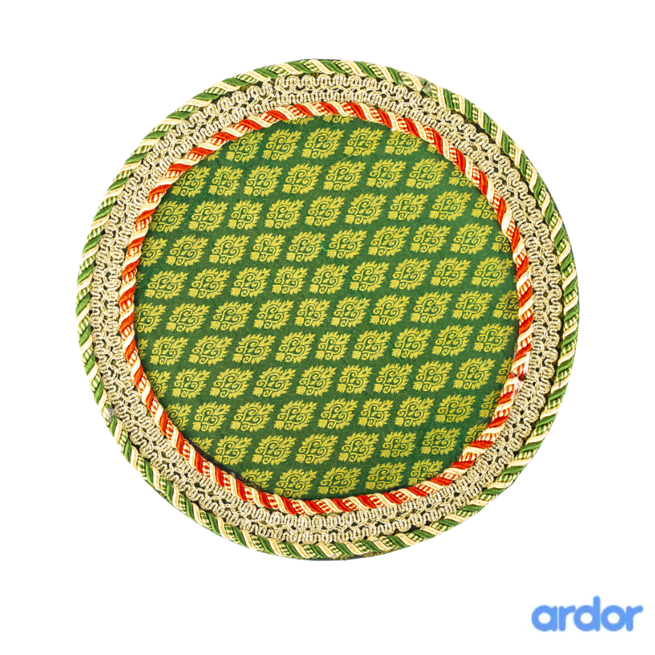 Round Shaped Decorated Tray - ardor