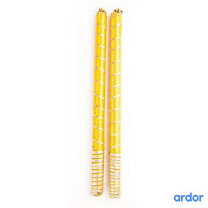 Satin Dandiya Sticks Pack of 12 - ardor