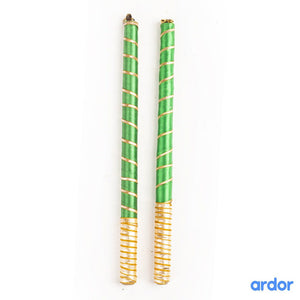 Satin Dandiya Sticks Pack of 12 - ardor