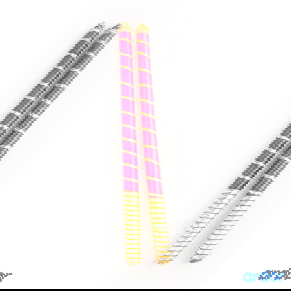 Satin Dandiya Sticks Pack of 12 - ardor