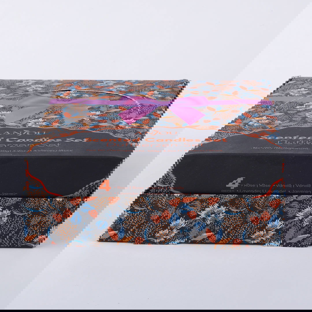 Scented Jar Candles | Pack of 4 | For Room Decor - ardor