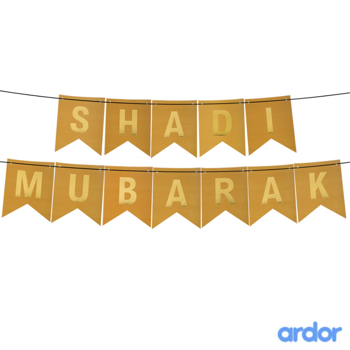 Shadi Mubarak Hanging Banner - ardor