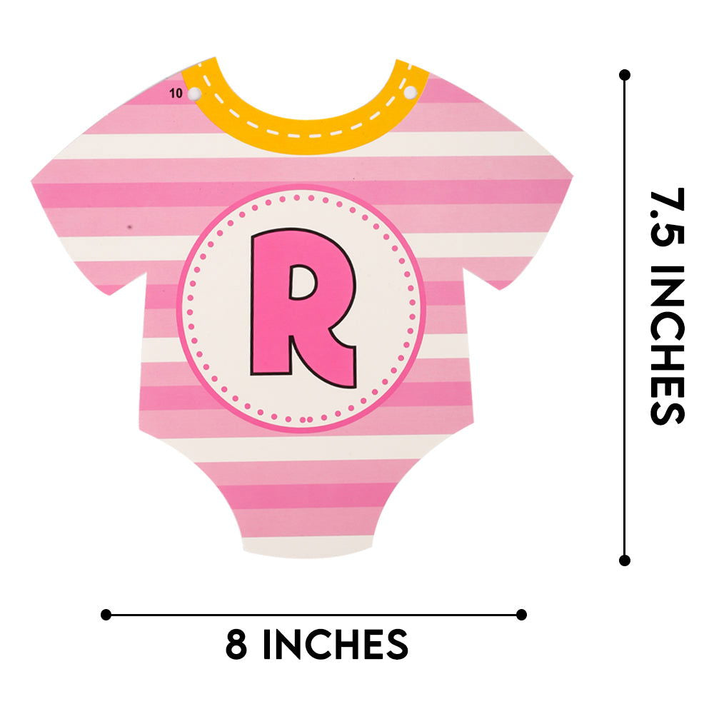 Shirt Shape Baby Shower Hanging Banner - ardor
