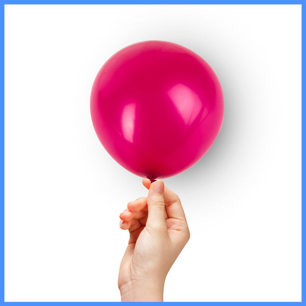 Shocking Pink Color Latex Balloon