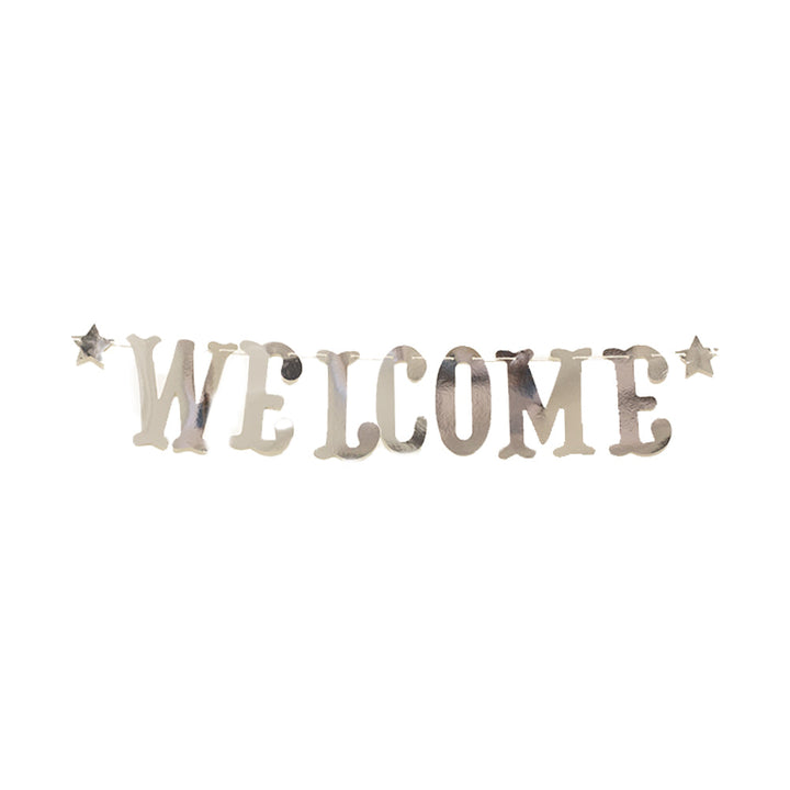 Silver Welcome Bunting - ardor