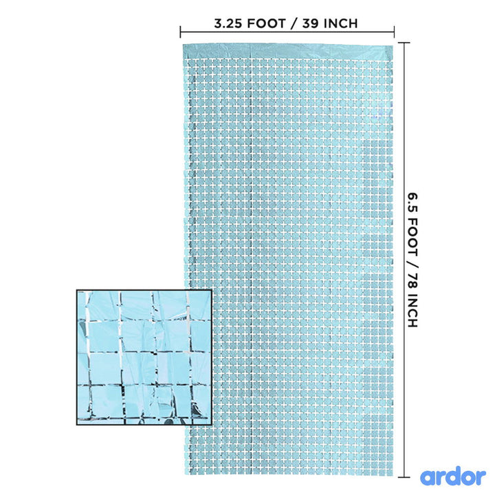 Small Box Foil Curtains - ardor