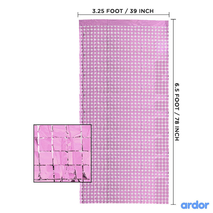 Small Box Foil Curtains - ardor