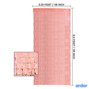 Small Box Foil Curtains - ardor