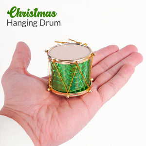 Small Hanging Drum 12 Pcs for Christmas Tree Decor - ardor