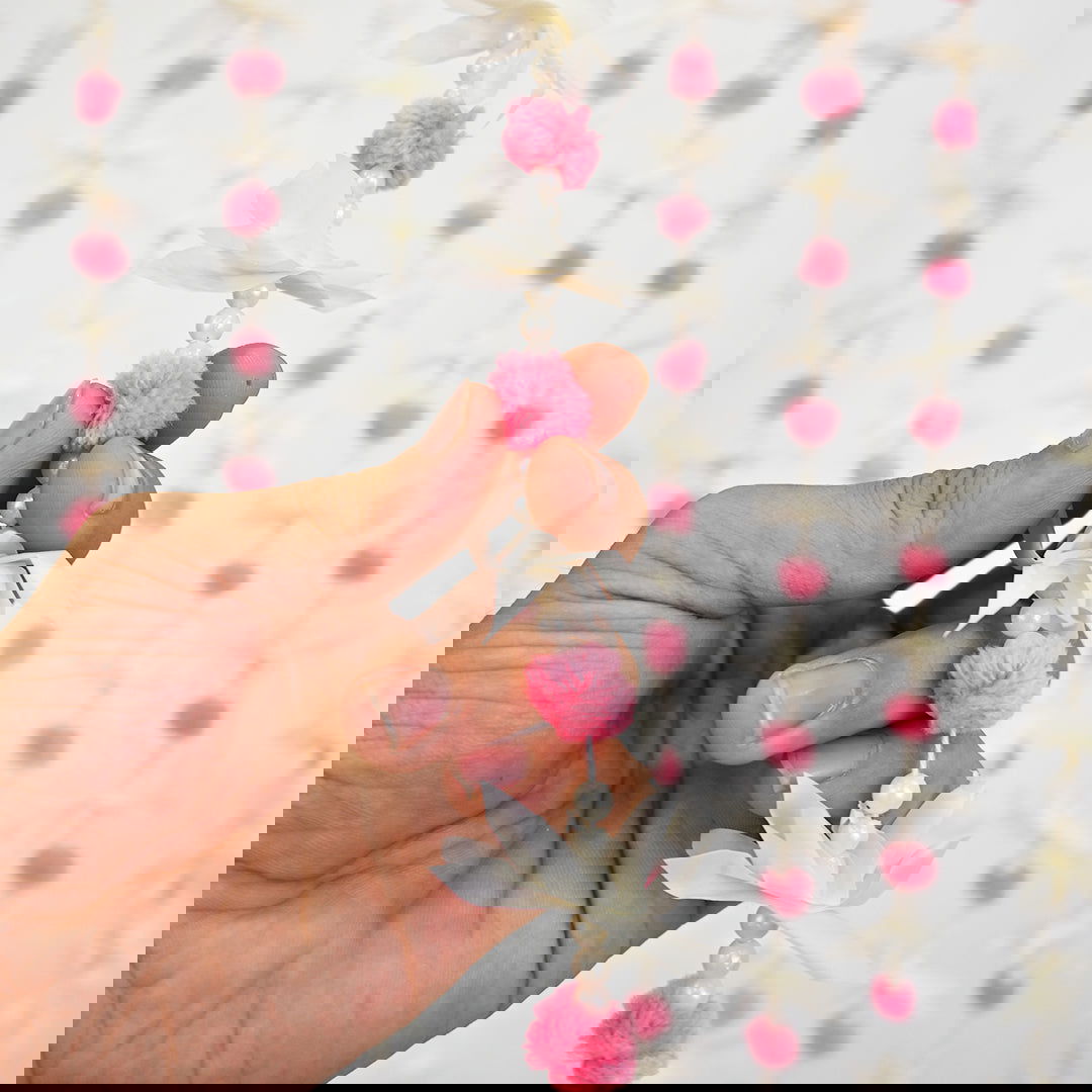 Small Pom Pom Garland 12 Pcs - ardor