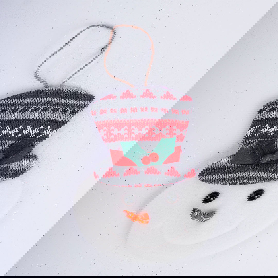 Snow Man & Santa Claus 1 Pcs Hanging for Christmas Party Decor - ardor