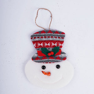 Snow Man & Santa Claus 1 Pcs Hanging for Christmas Party Decor - ardor