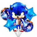 Sonic Foil Balloons 5 Pcs  Set - ardor