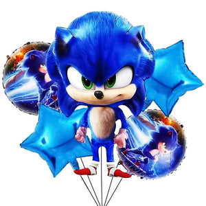 Sonic Foil Balloons 5 Pcs  Set - ardor