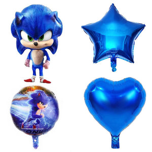 Sonic Foil Balloons 5 Pcs  Set - ardor