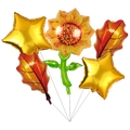 Sunflower 5 Pcs Foil Balloons Set - ardor
