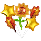 Sunflower 5 Pcs Foil Balloons Set - ardor