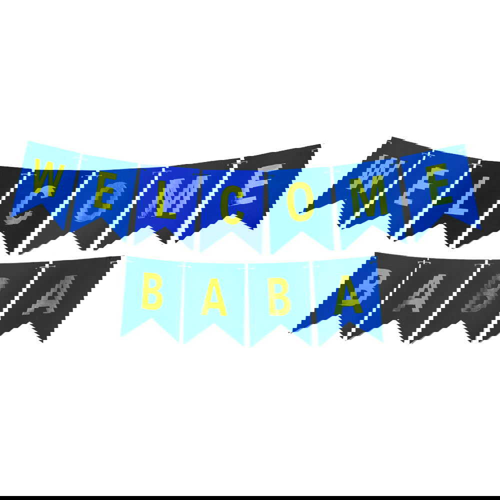 Welcome Baba Bunting Banner - ardor
