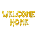 Welcome Foil Balloon Golden Color - ardor