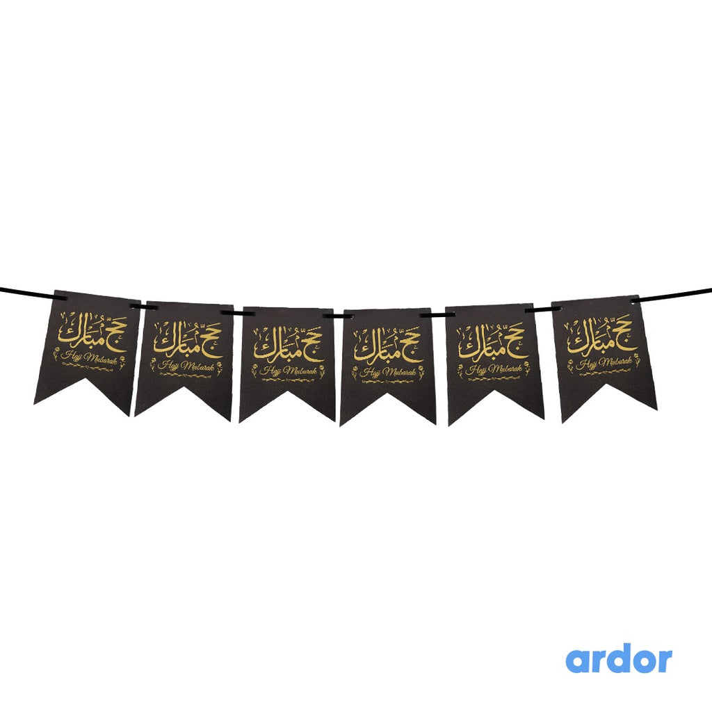Hajj Mubarak Hanging Banner