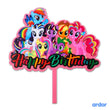 My Little Pony Theme Cake Topper