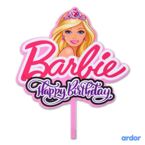 Barbie Theme Cake Topper
