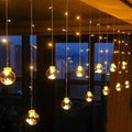 Warm Color Ball Curtain Led Fairy Light