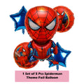 Spiderman 5 Pcs Foil Balloon Set