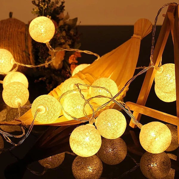 Warm Color 20 Bulbs 3.5 Meter Ball Light