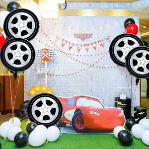 Wheel Foil Balloons 5 Pcs Set - ardor