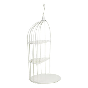 White Cage Cup Cake Stand - ardor