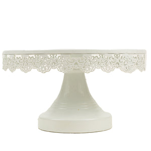 White Medium Cake Stand - ardor