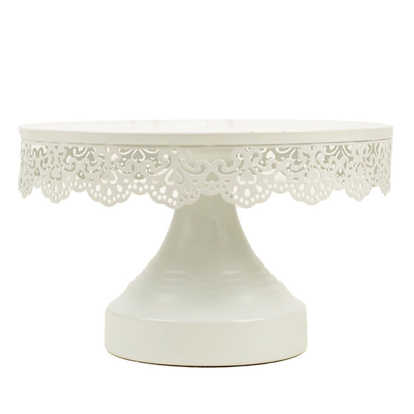 White Small Cake Stand - ardor