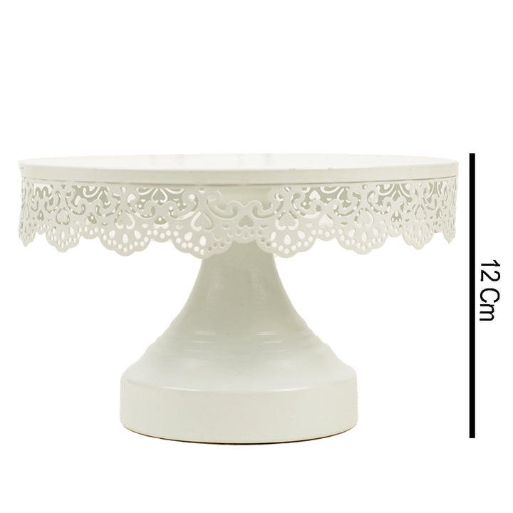 White Small Cake Stand - ardor