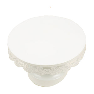 White Small Cake Stand - ardor