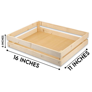 Wooden Baskets Set without Handle 5 Pcs Set - ardor