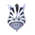 Zebra Face Foil Balloon - ardor