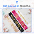 Happy Birthday Sashes – Multi Color Party Accessories | Ardor